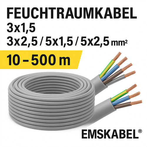 Kabel 500m nym j - 10, vde