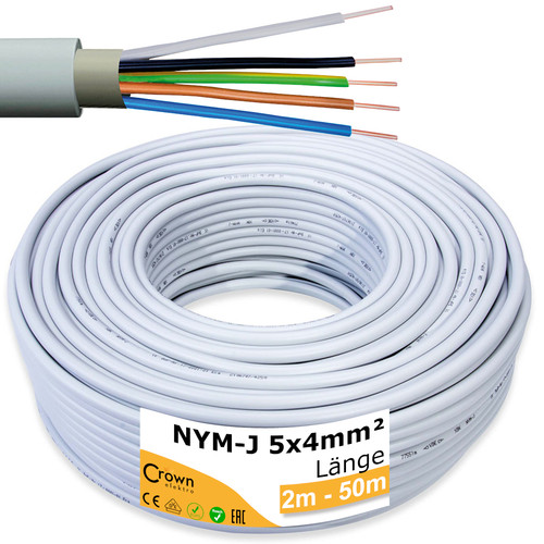 Nym kabel 5x4mm 2m - kabel,