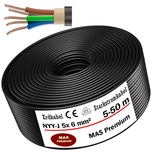 50m erdkabel starkstromkabel - erdkabel,