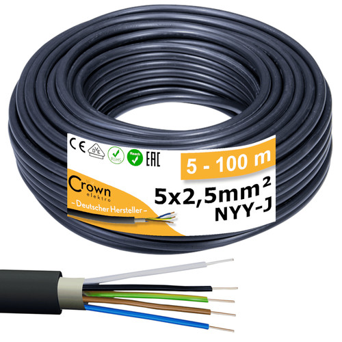 Erdkabel nyy 5x2 5mm - nyy, |